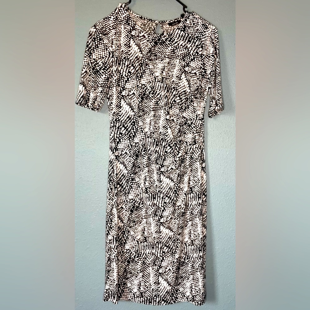 Apt 9 Short Sleeve Polka Dot Dress